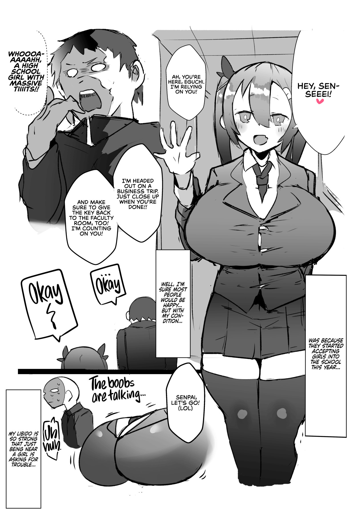 Hentai Manga Comic-The Case Of My Junior Being Too Sexy Because of Her Huge Boobs-Read-6